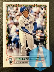 2022 Topps Holiday #HW44 Julio Rodriguez Rookie Seattle Mariners